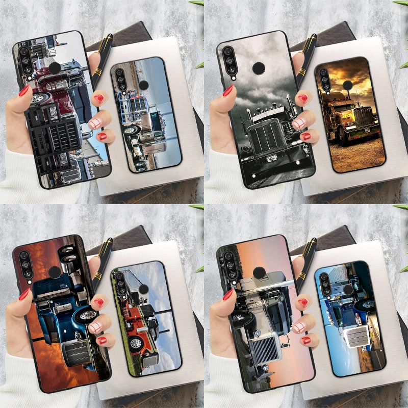 Trucks Car For Huawei Nova 11 9 10 SE Y60 Y70 Y90 Y61 Y91 Nova 3i 7i 8i 11i P20 P40 Lite P30 Pro Case