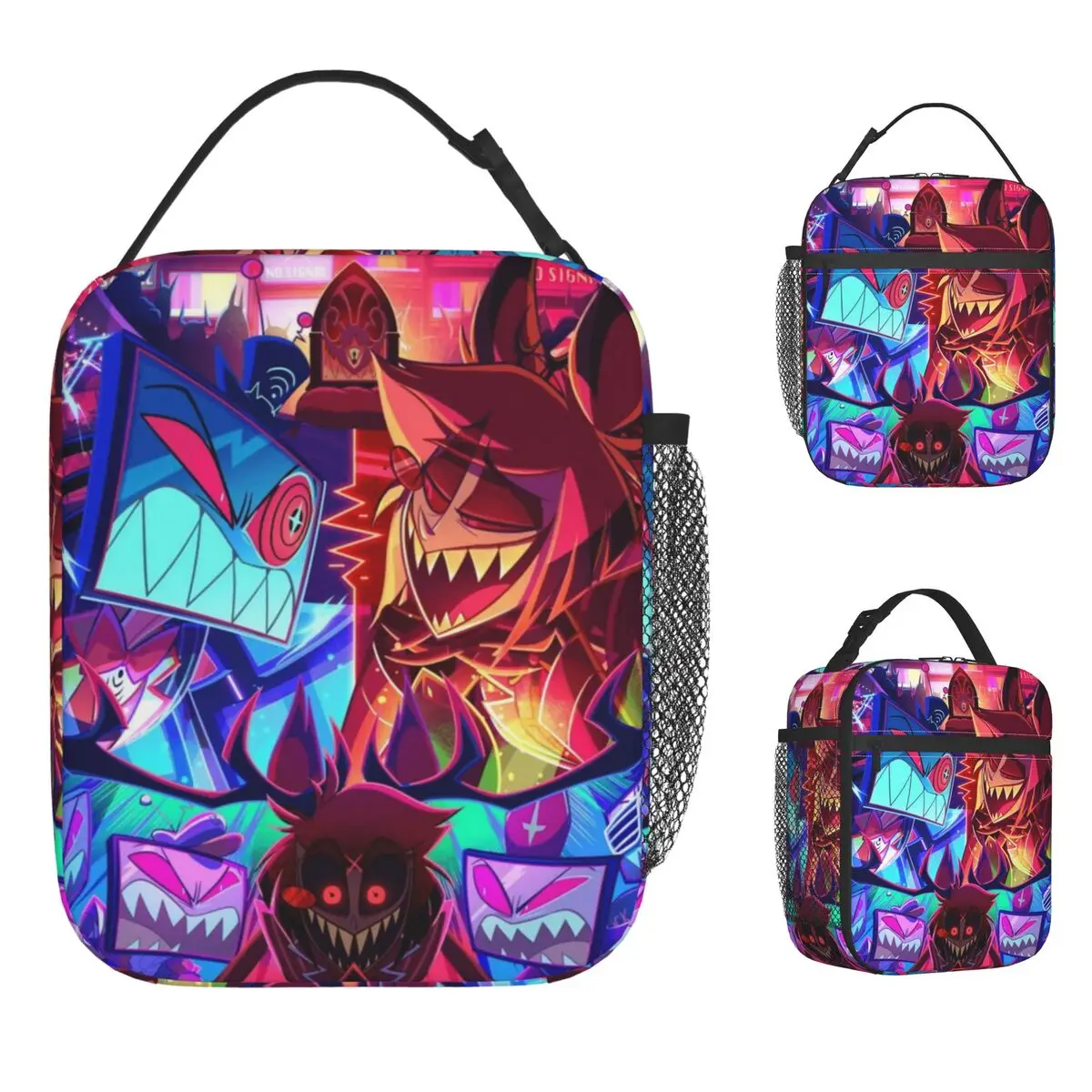 h-hazbins-h-hotels-alastor-vox-anime-saco-de-almoco-isolado-para-saco-de-armazenamento-de-alimentos-ao-ar-livre-portatil-refrigerador-lancheiras-termicas