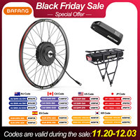 Bafang 750W EBike Kit Rear Drive Wheel Hub Motor Electric Bike Brushless Motor Bicycle Conversion Kit 20Ah 16Ah 13Ah Battery