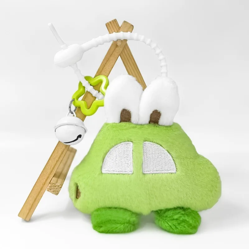 1 pçs bonito mini simulação de pelúcia pequeno carro chaveiro pingente boneca brinquedo mochila carro pingente crianças presente aniversário brinquedos