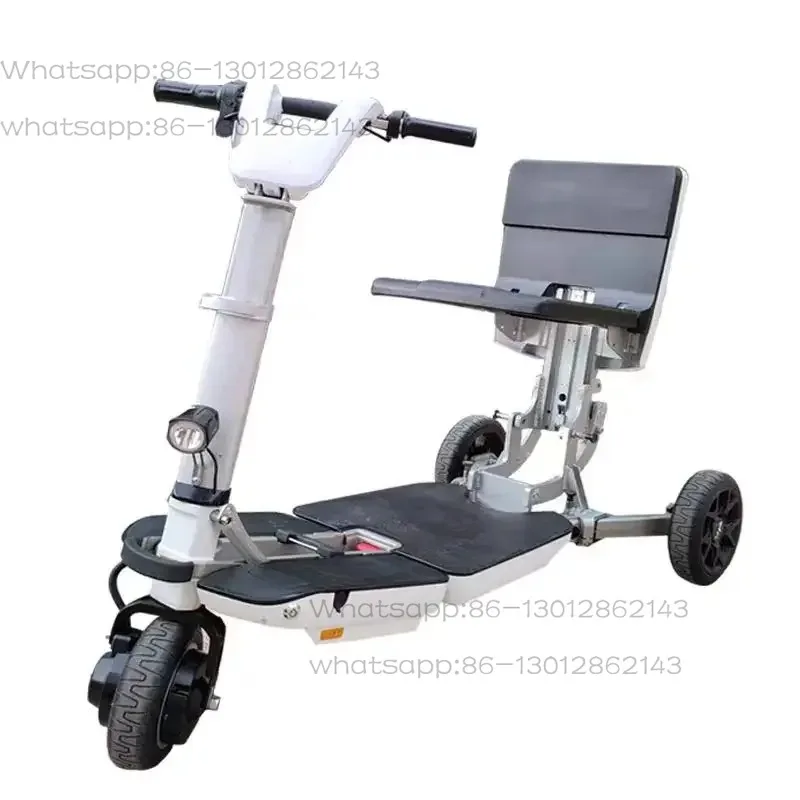 voyage télécommande pliant voiture électrique bagages scooter par avion personnes âgées batterie voiture