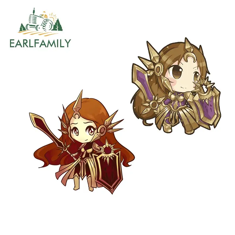 EARLFAMILY جامعة الأساطير LOL ليونا ملصقات السيارات الكتابة على الجدران الرسومات دراجة نارية شارات الفينيل أنيمي واقية من الشمس اكسسوارات السيارات #1