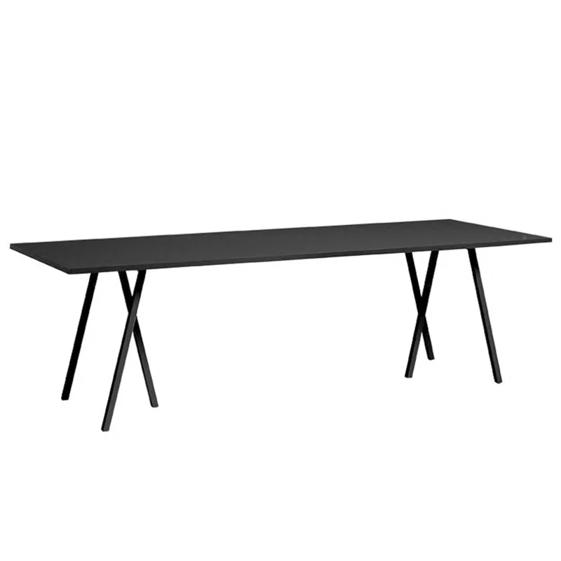 Nordic creative single desk ins solid wood simple black dining table and chairs household small apartment white table