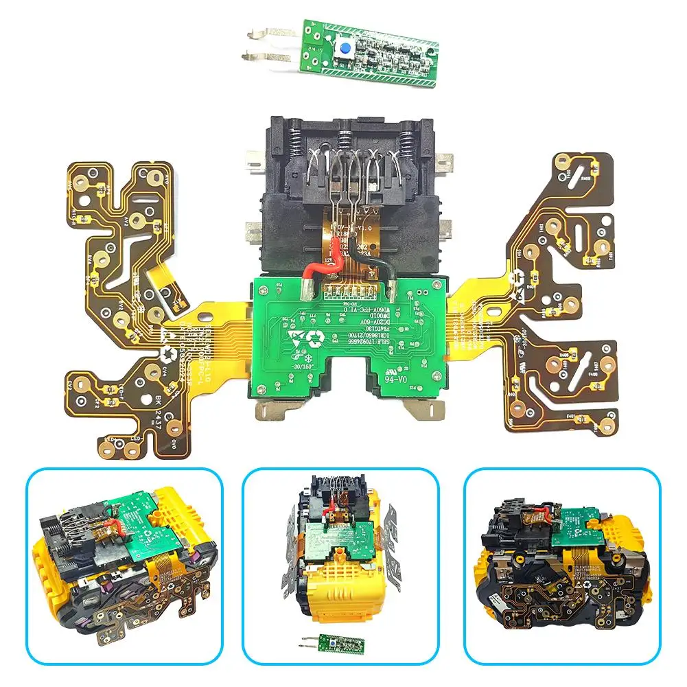 Circuit imprimé pour DeWalt 20V/60V - 9.0A PCB pour 21700 cellules, Circuit imprimé de Protection de charge