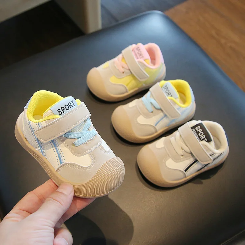 

Модная детская обувь, осень 2024, новые детские кроссовки, удобная повседневная обувь для мальчиков, противоскользящая обувь на мягкой подошве для девочек, детские первые ходунки Tenis