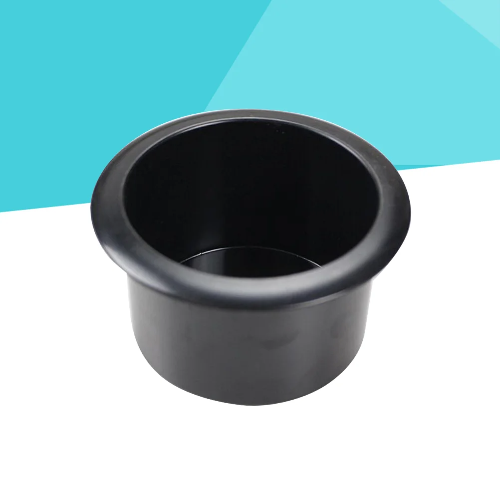 Black Plastic Car Cup Water Drink Holder Recessed For RV Car Marine Boat Trailer Plastic Cup Holder Auto Interior Accessories