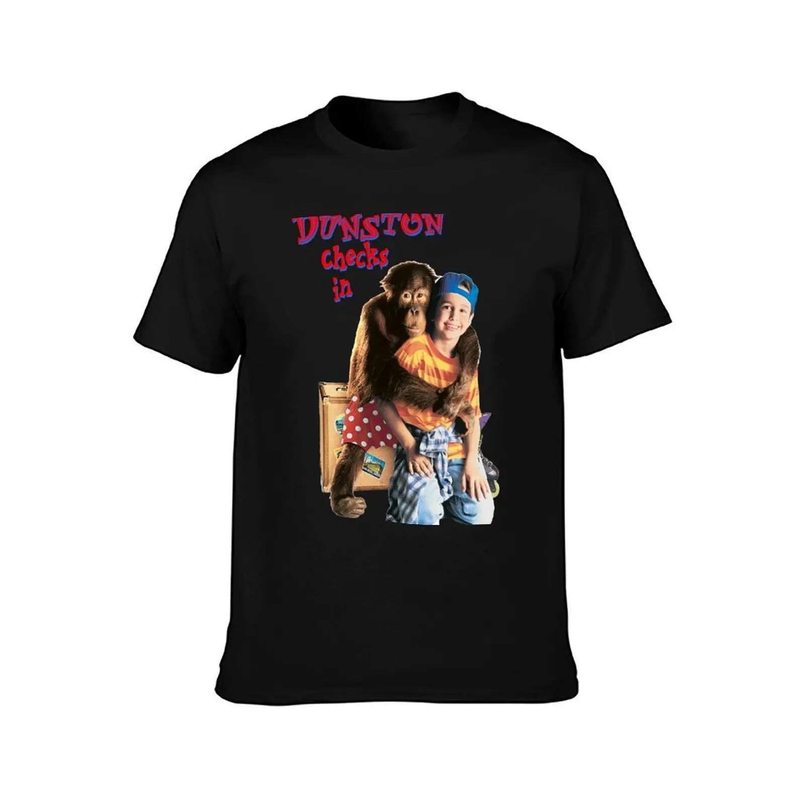 1996 Dunston Checks In T-Shirt, Summer Casual Cotton Tee, Oversized Streetwear Tops, Vintage Graphic Print, Unisex Men Women