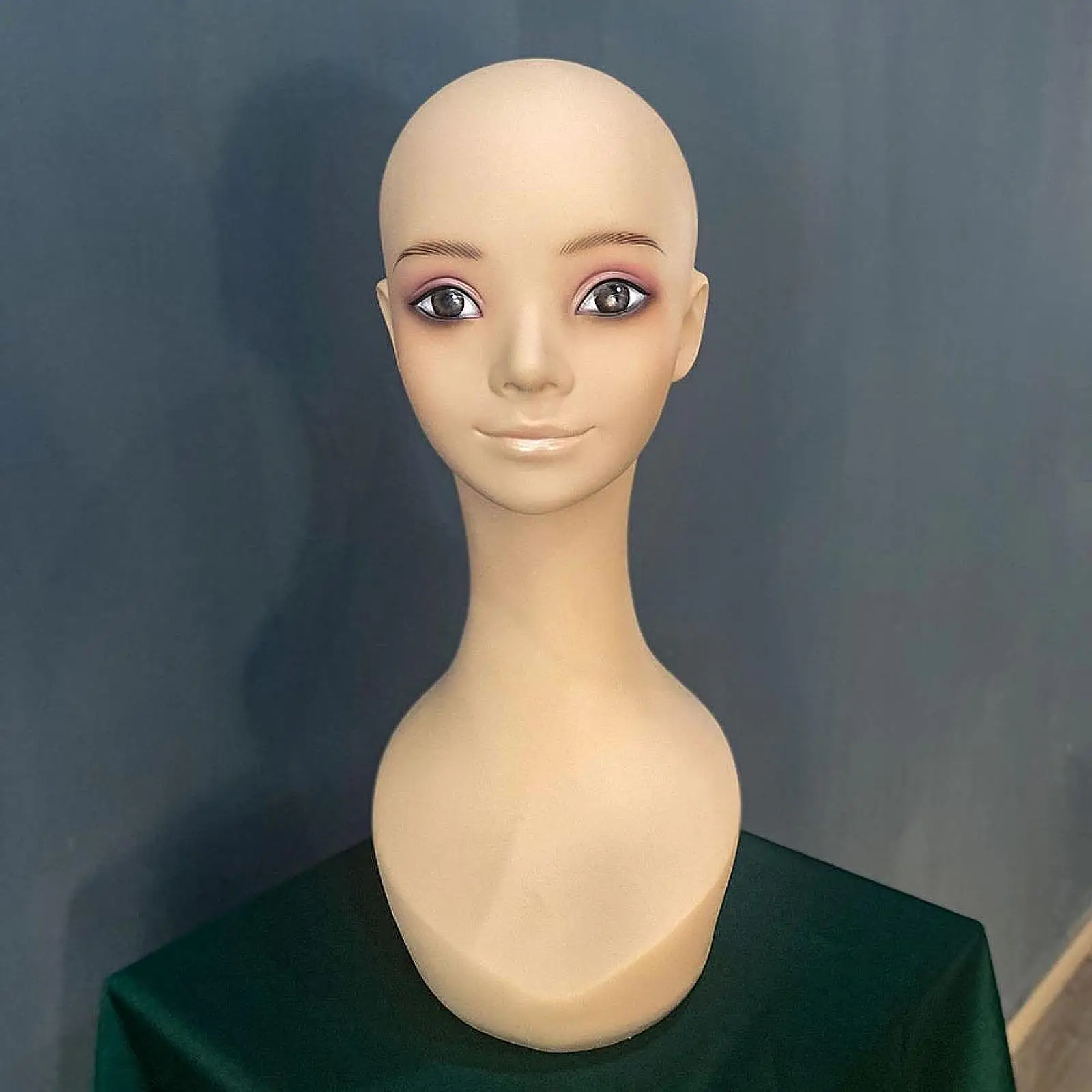 Mannequin Head Lightweight Wig Display for Eyeglasses Wig Making Display Cap