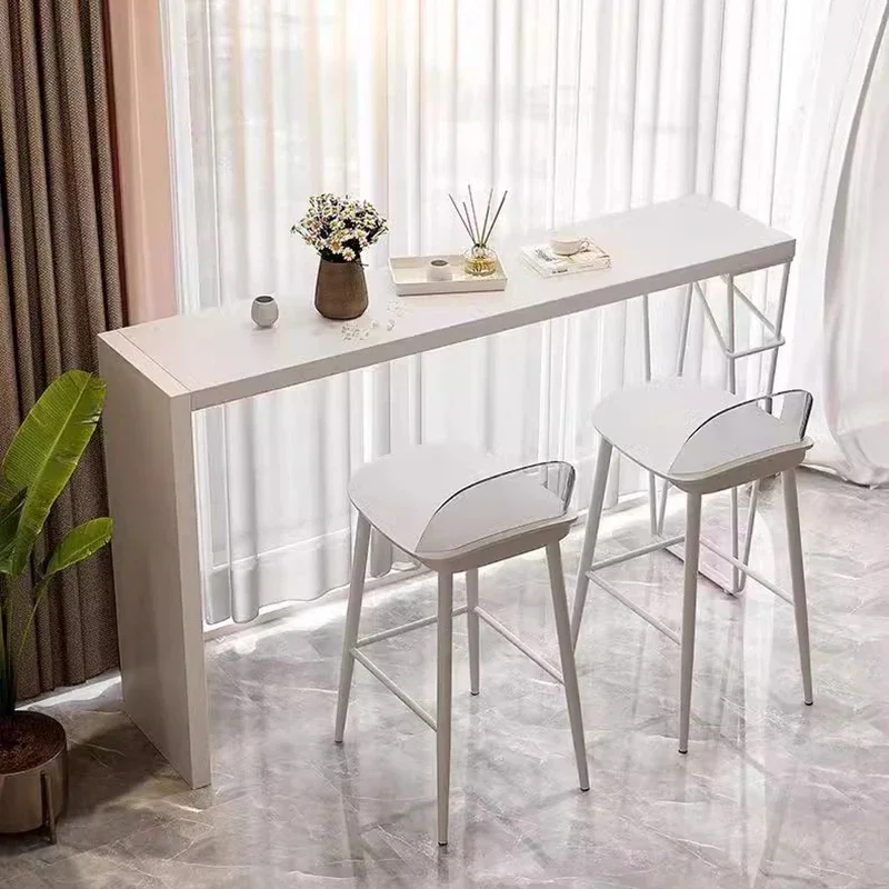 

Скандинавский белый барный стол, бистро, балконная стойка, спиртовой барный стол, Dj Booth, нож для завтрака, мебель для ночного клуба Mesa Comedor