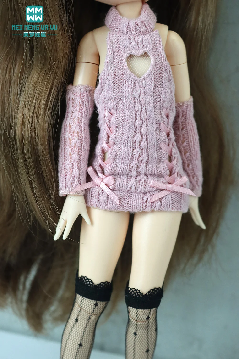 

Fits 28cm Blyth OB22 OB24 Doll Stylish love sweater dress Toys Gift