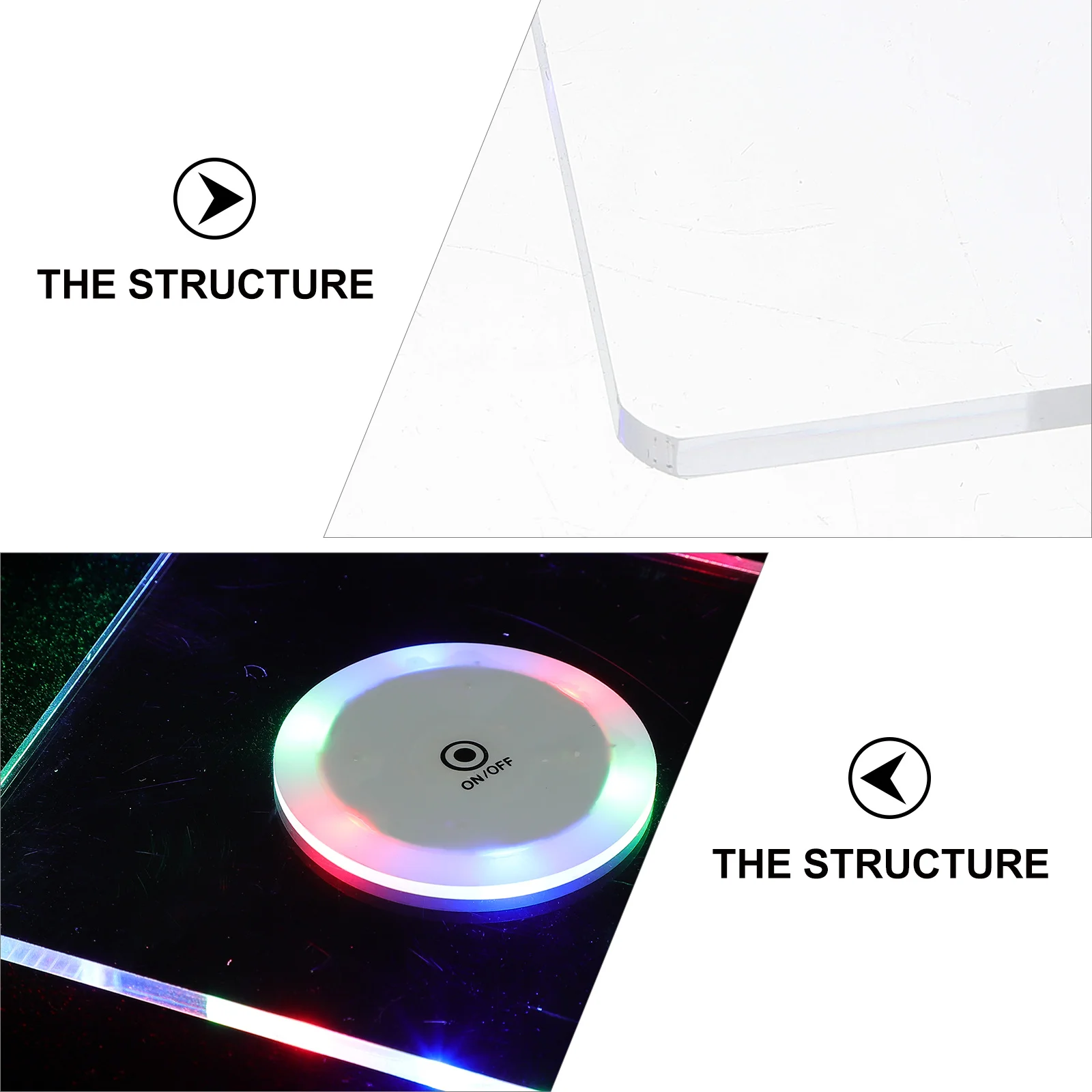 

Светящаяся подставка для барной вечеринки, водонепроницаемый светящийся держатель для чашки, подставка для напитков, светящаяся подставка для ночного клуба, украшение