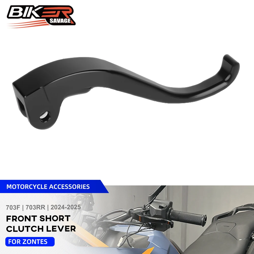 

Для ZONTES 703F 703RR левый рычаг сцепления мотоцикла с ЧПУ короткие передние левые ручки управления аксессуары 703 F703 RR 2024-2025