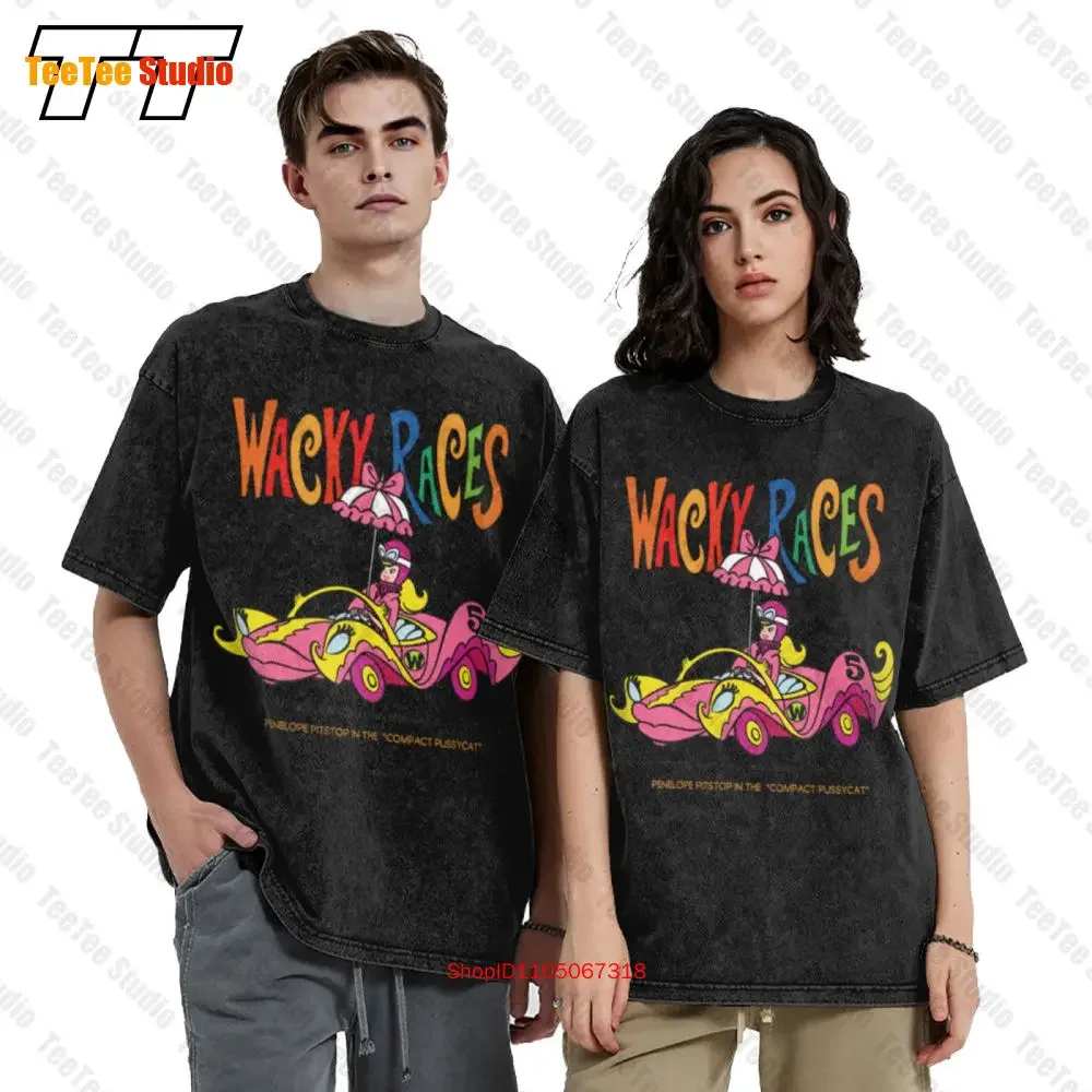 Wacky Races Cartoon Penelope Vintage Streetwear T-Shirt ID9B