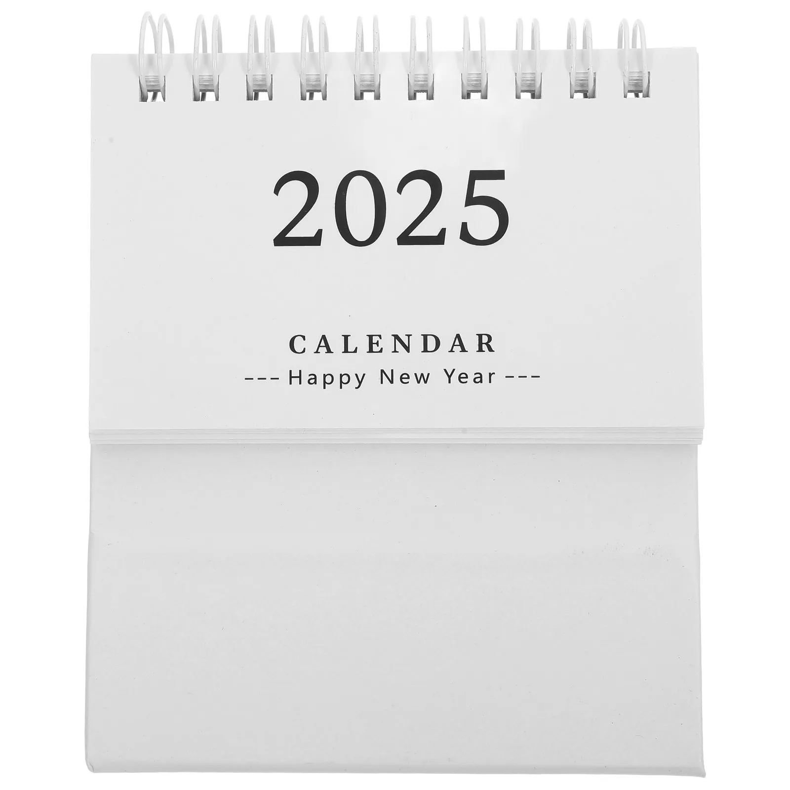Mini Desktop Calendar Cartoon Design Foldable Base Standing Monthly Calendar Note Office Desk Supply 2025 Office Supplies