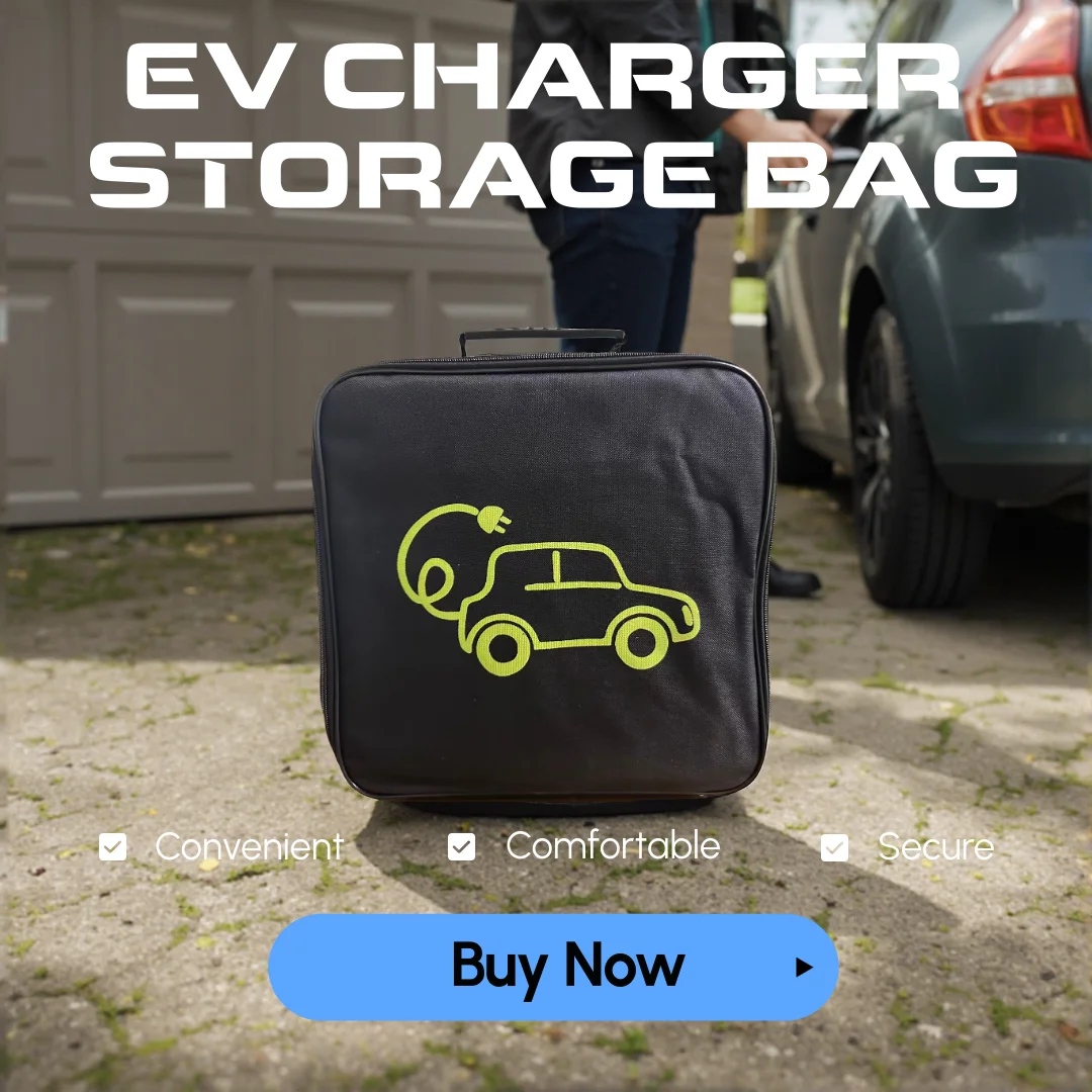 EV Charger Storage Bag, Waterproof Carry Case for Portable EVSE, Travel Organizer for Type 2 Charging Cable & Connector, Dustpro view 6