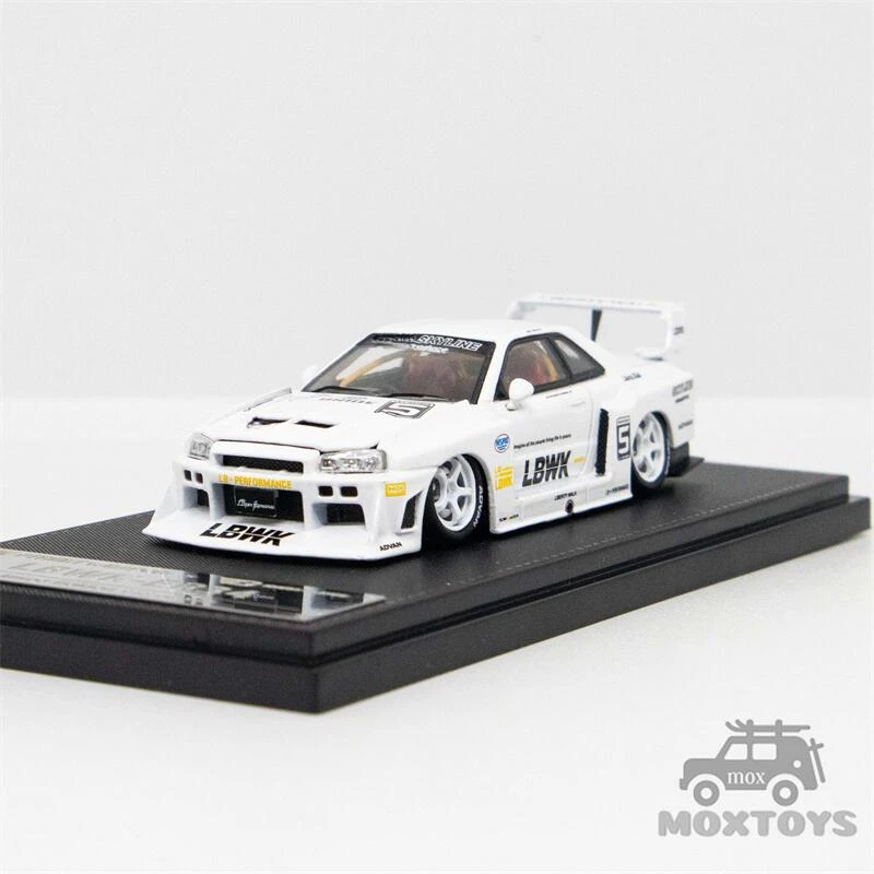 

Street Weapon 1:64 LBWK Skyline ER34 LB Super Silhouette Diecast Model Car