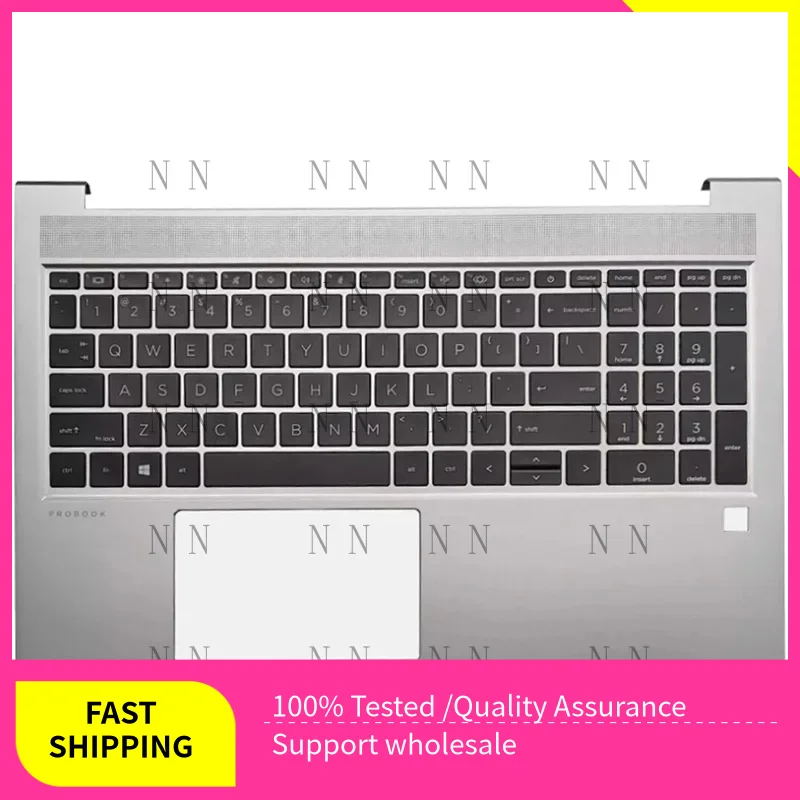 

GGT FOR HP ProBook 450 G10 - New Silver Palm Rest with Backlit Keyboard Cover N43874-001