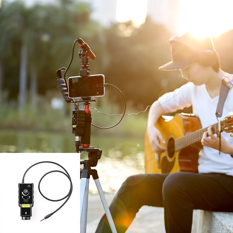 Portable Sound Card Mixer Musical Instrument Recording Live Camera Universal for Mobile Phones