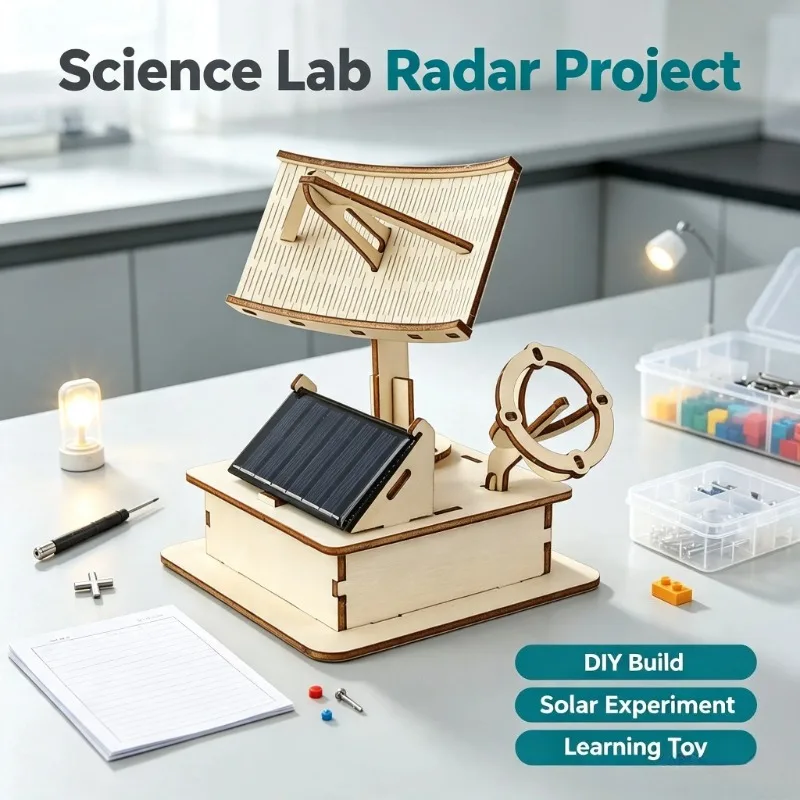 DIY Science Toys Kid Scientific Experiment Kit Educational Child STEM Toy Handmade Assembly Craft Technology Project for Student
