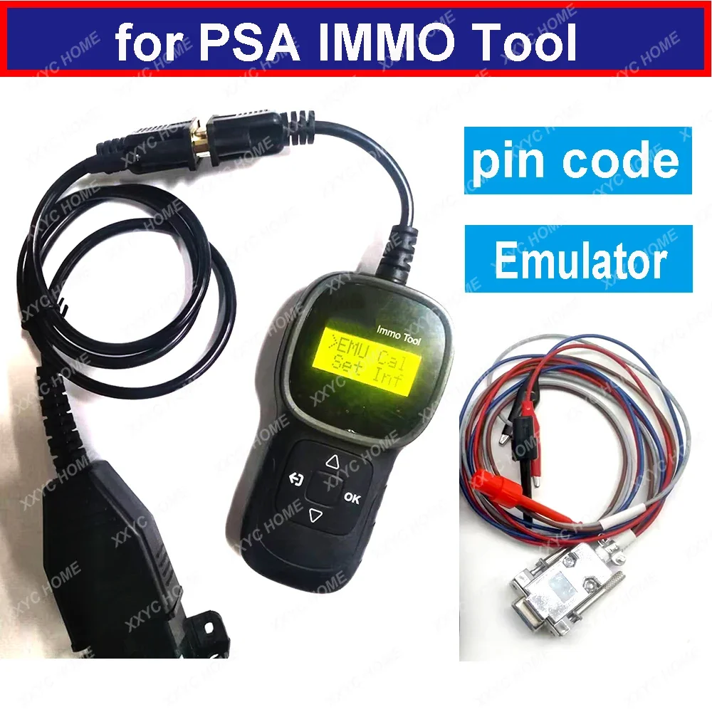 New for PSA IMMO Tool Key Pin Code Reader Simulator Caculator Programming Emulator Program   Cit-roen 2001-2018 VS FNR