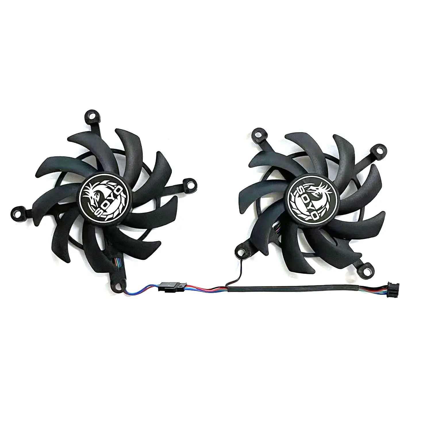 Brand new 85MM 4PIN RX6600 6600 XT GPU fan for SOYO Radeon RX6600 6600 XT graphics card view 3