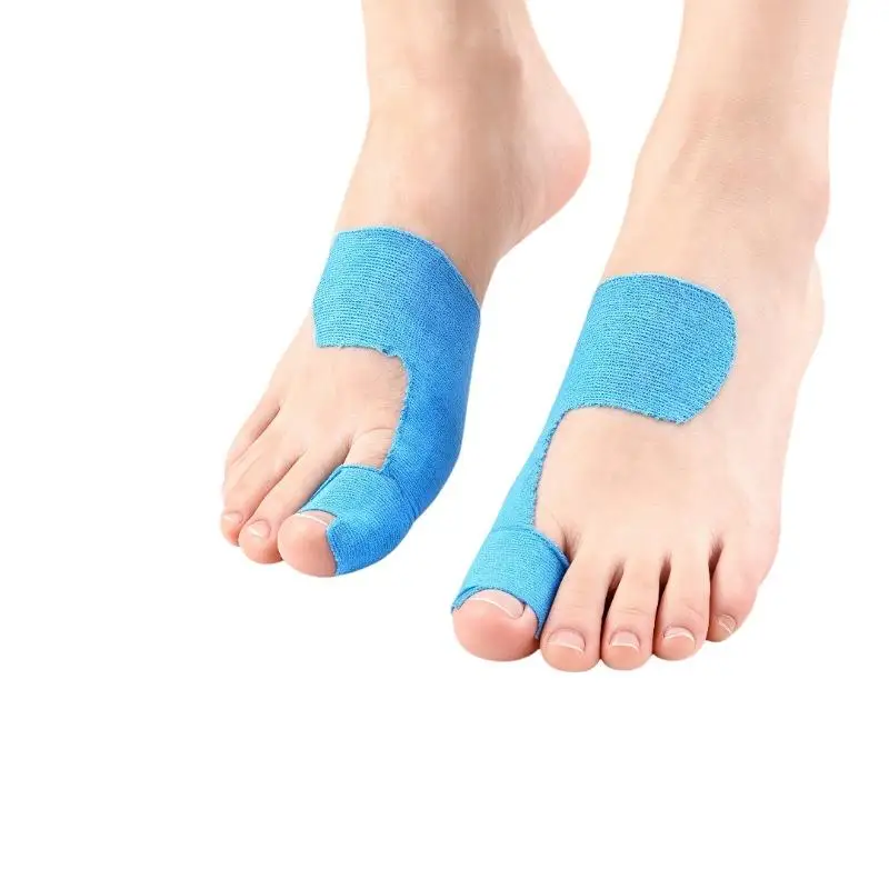 20 Stück Hallux-Valgus-Korrektoren Kinesiologie-Tape Großzehen-Separator Schmerzlinderung Athletische Fußpflege-Aufkleber – Detail 5