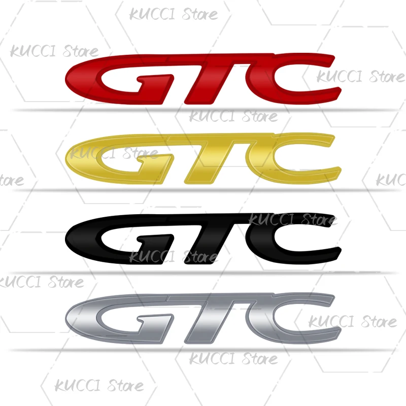 

Alloy Metal GTC Grille Emblem Rear Trunk Badge Sticker For Vauxhall Opel Corsa Rocks Vectra Zafira Mokka Meriva Insignia Astra