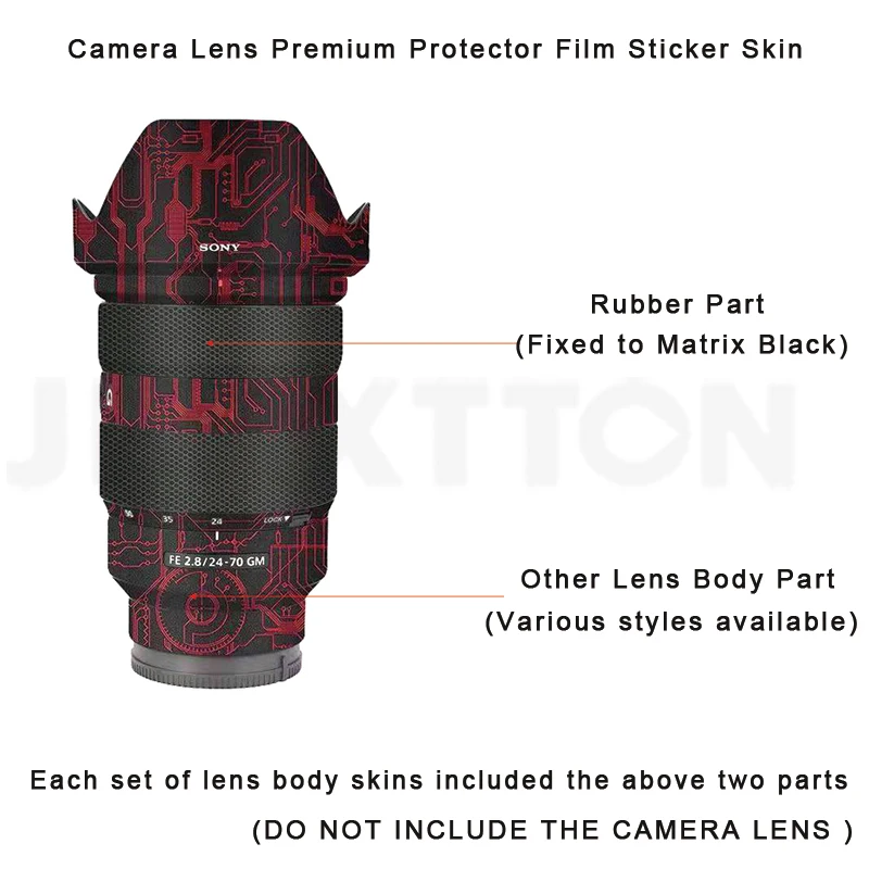 24 70 2.8 Lens Skin Vinyl Wrap Film Camera Protective Sticker Protector Coat Photography Accessories for Sony FE 24-70mm F2.8 GM