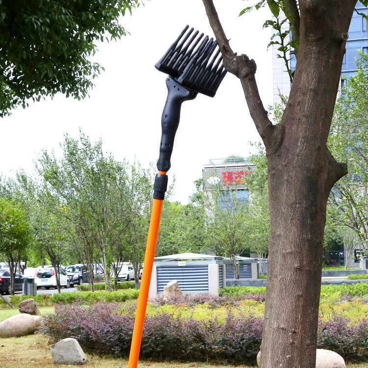 Garden picking artifact, telescopic fruit picker, up to 3 meters easy to operate 1 year warranty, essential for orchard picking