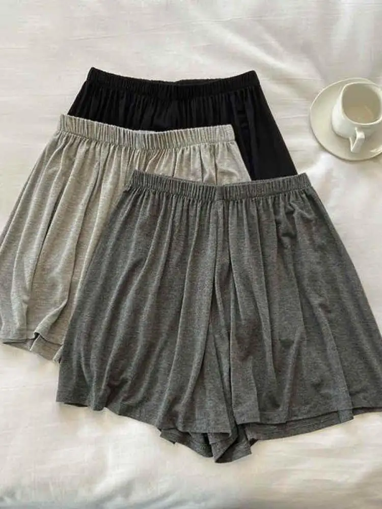 Designer Spring and Summer Sports Shorts Casual Home Shorts Loose High Waist Wide Leg Pajamas