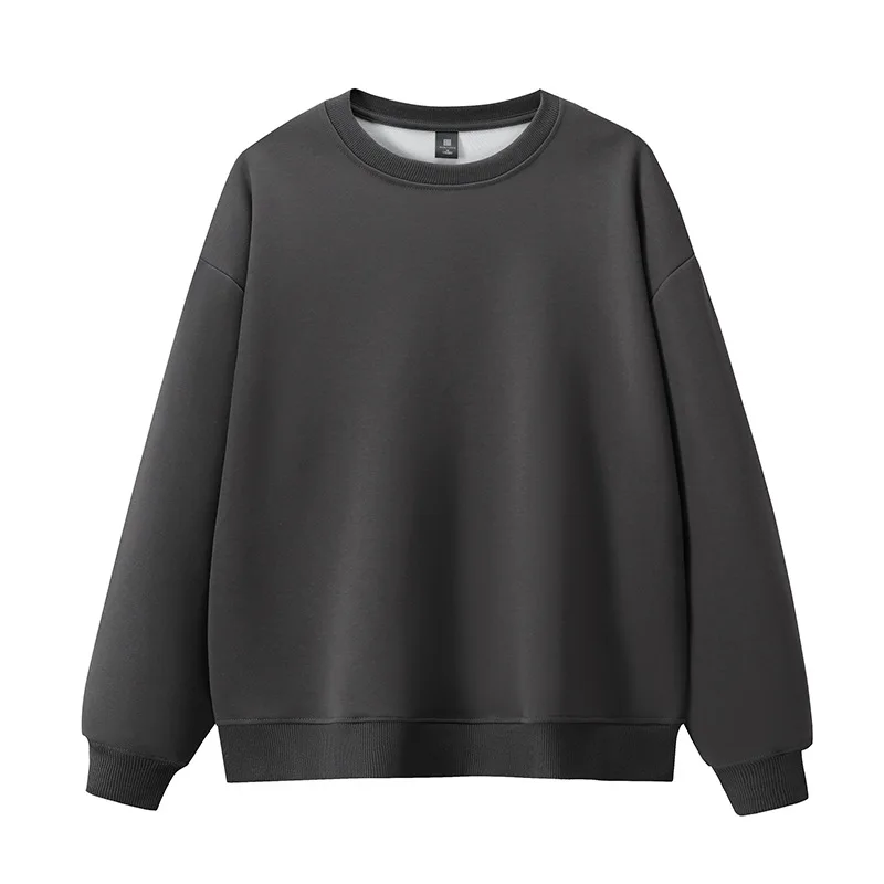 CGC Simple Solid Hoodies Women Autumn Winter Thicken Loose Sweatshirts Casual Long Sleeve Pullovers Korean Style Female Clothing