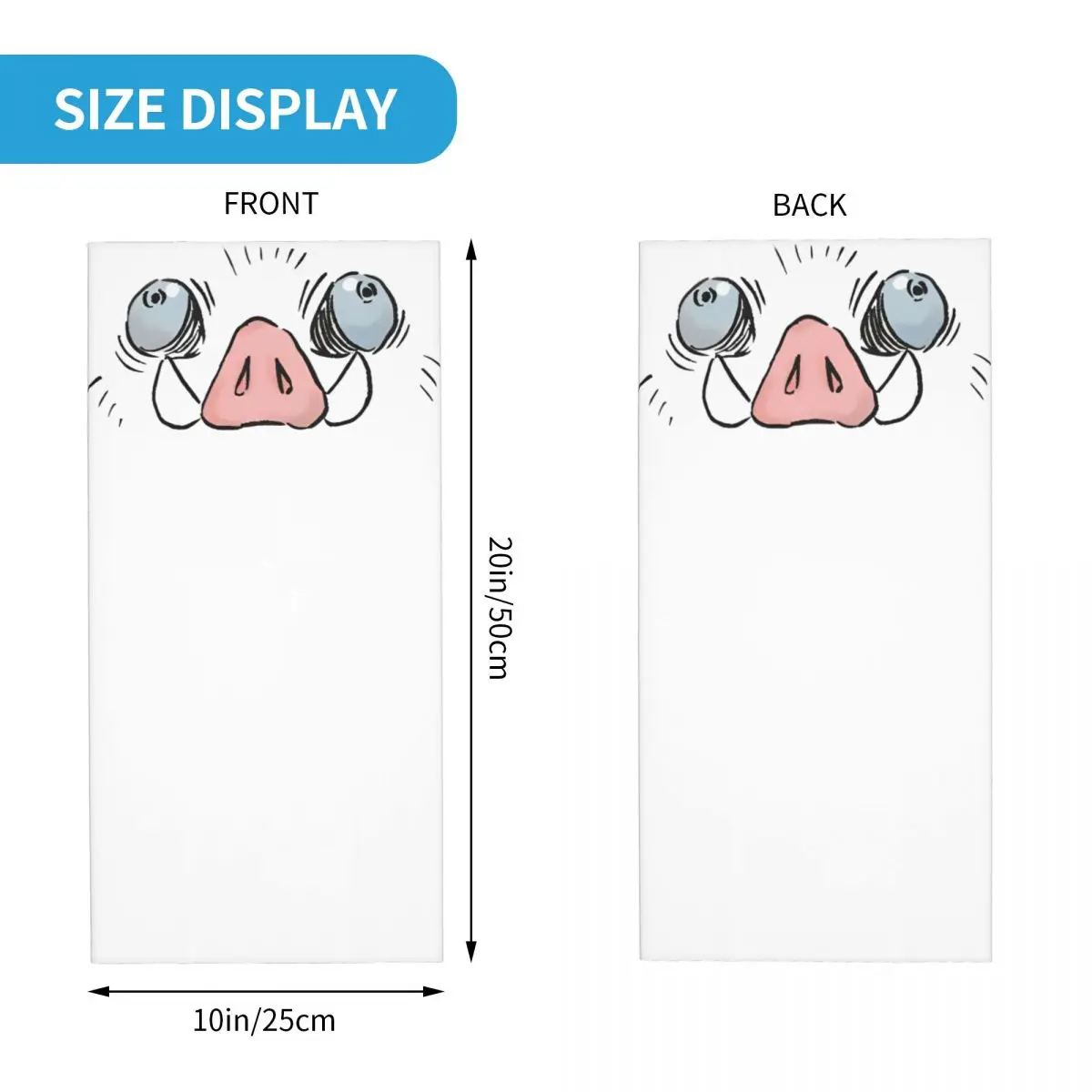 قاتل الشيطان Inosuke Anime Bandana للبالغين ، وشاح الوجه بين الرجال والنساء ، جايتر رقبة قابل للغسل ، نيزوكو المطبوعة ، عصابة رأس متعددة الاستخدامات ، باندانا للمشي لمسافات طويلة