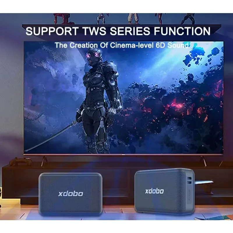 

X8 PRO 120W Deep Bass IPX5 Waterproof Portable Bluetooth Speaker With Microphones Remote