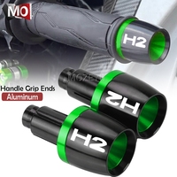 Motorcycle 7/8'' 22MM H2 Handle Bar End Hand Grip Handlebar For KAWASAKI H2 H2R SX H2-SE 2015-2024 2023 2022 2021 2020 2019 2018