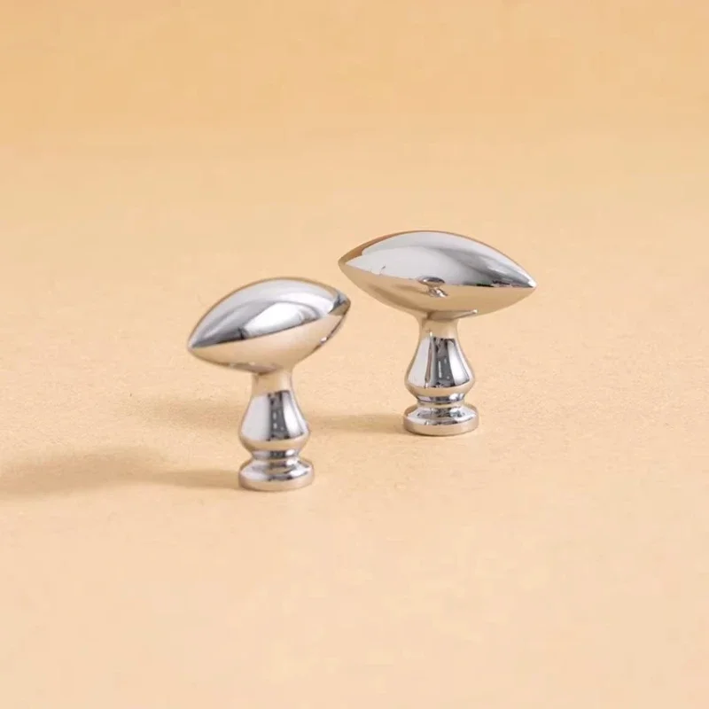 Black Solid Brass Door Knob European Furniture Handles Drawer Pulls Kitchen Cabinet Knobs and Handles /Silver Decorative Knobs