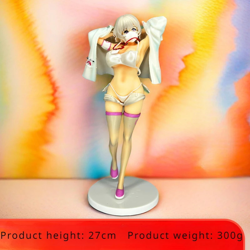 

27cm New In Stock Hoshikawa Chigusa figure standing casual clothes two-dimensional beautiful girl anime model ornaments