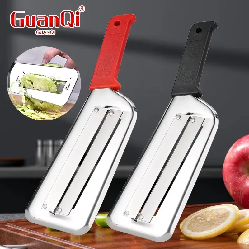 Cabbage Slicer Onion Slicer Knife Double Slice Blade Vegetable Slicer Chopper Shredder Kitchen Knife Vegetables Slicing Tools