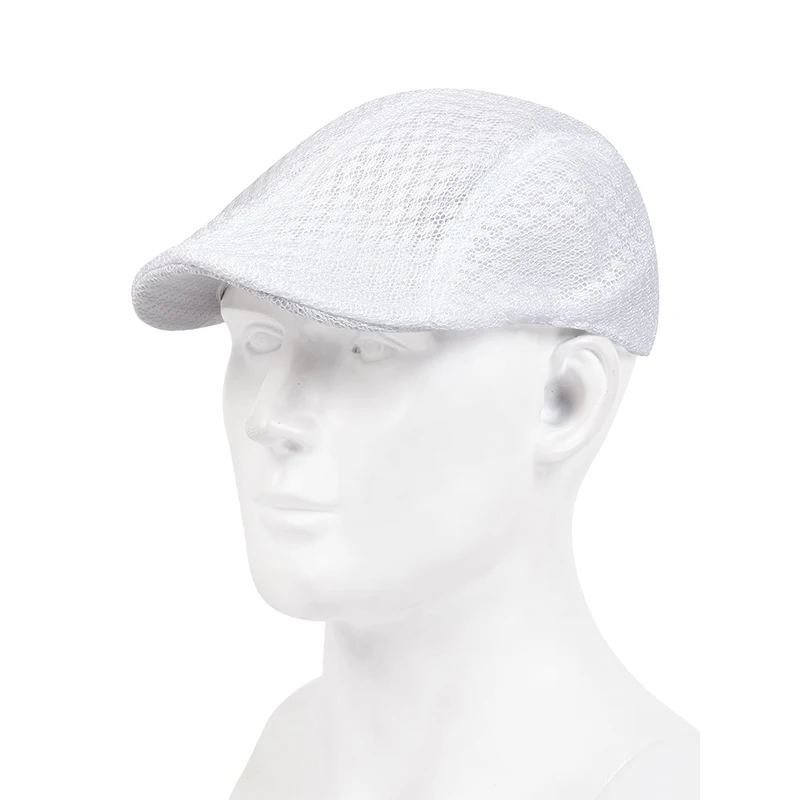 Men Mesh Breathability Newsboy Caps British Painters Hats Spring and Summer Flat Cap Hip Hop Berets