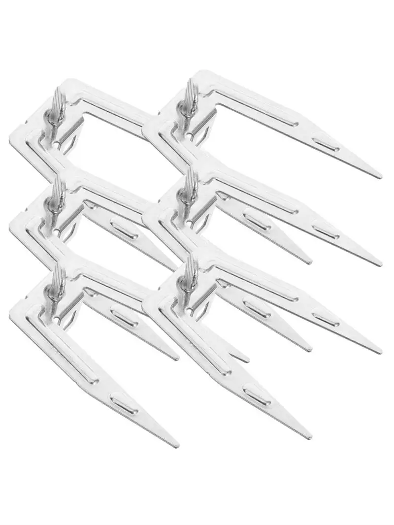 6 ensembles de composants de fourchettes à rôtir de poulet rotatif en acier inoxydable, fourchettes à viande pour Barbecue, cuisine domestique, outils de Barbecue, support de gril