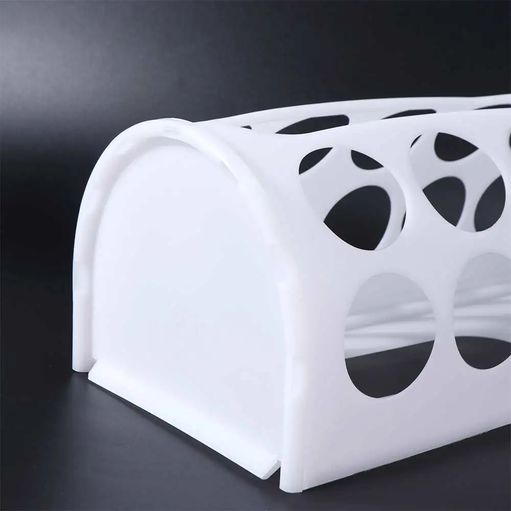 Simple Plastic Garbage Bag Storage Box Wall Mount White Garbage Bag Dispenser Reusable Extraction Grocery Storage Holder Kitchen