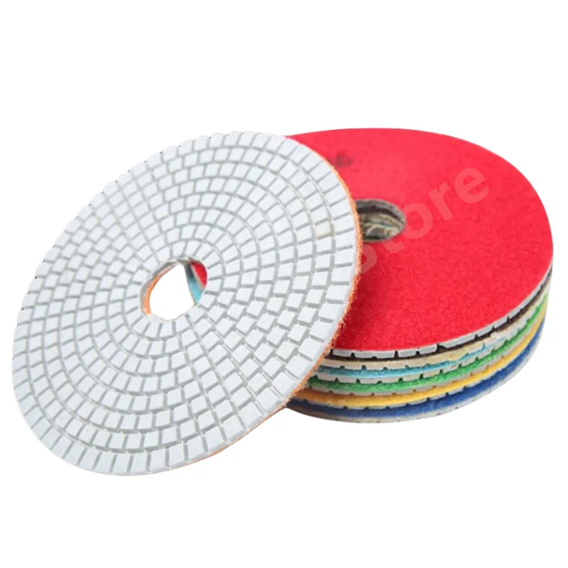 

8"200mmDiamond Polishing Pads Wet Abrasive Tool Flexible Sanding Polisher Disc for Granite Concrete Stone Buffing Grinding Discs