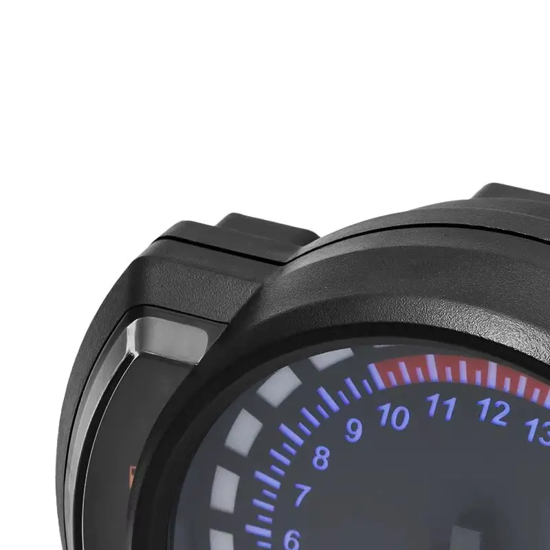 12V Moto Dashboard Speedometer Digital 7 Colors LCD Odometer Motorcycle Tacho Guage With Alarm Lamp Speedometer Meter