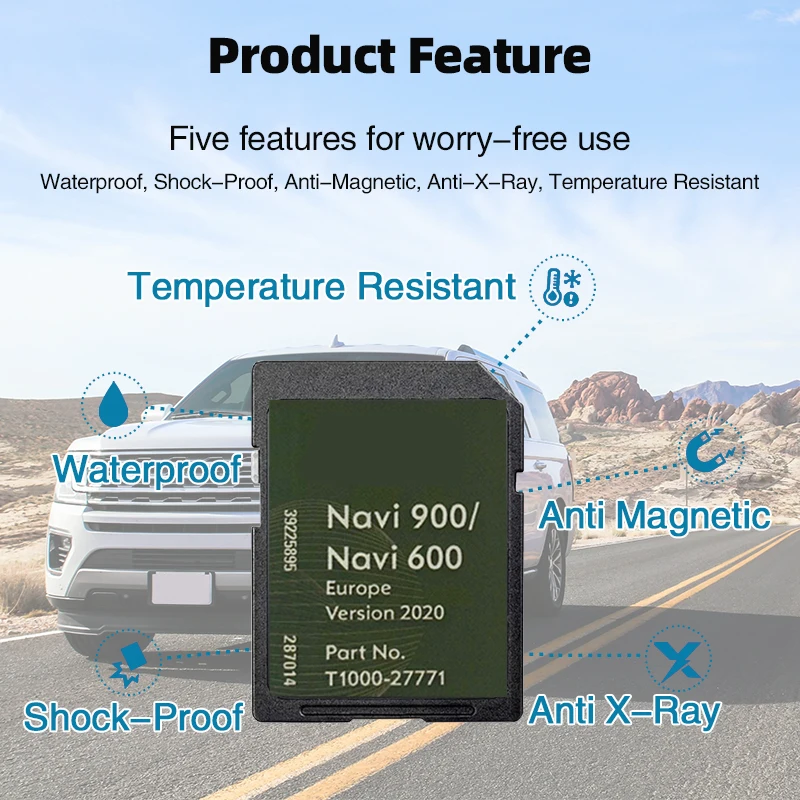 for Opel Vauxhall Navi 900/600 SD Card Europe 2020 2021 Update Europe Maps Sat Nav