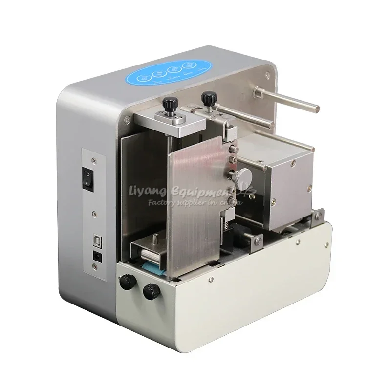 LY 600F الرقمية آلة الصحافة احباط الساخنة الشاي الحاضر أكياس طابعة الصحافة الحرارة عرض خاص 55 مللي متر طباعة للجلود بولي كلوريد الفينيل ورق مقوى