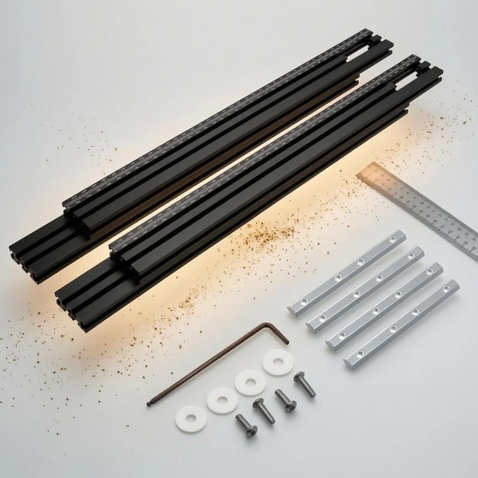 라우팅 가이드 트랙 금속 절단 가이드 트랙 도구 액세서 - Woodworking Kits 리뷰 및 가격