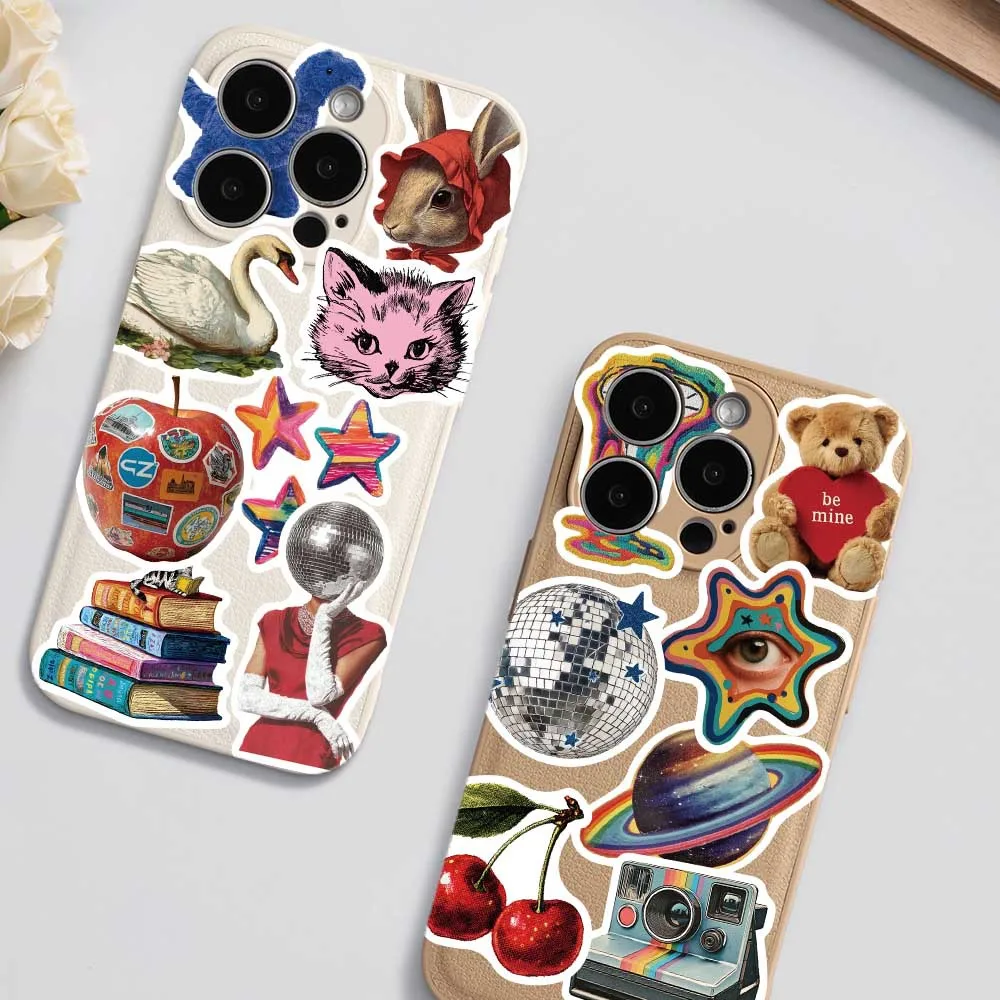 50PCS Cartoon Retro Vintage Y2K INS Style Graffiti Sticker DIY Decoration Mmobile Phone Case Notebook Water Cup Toy Gift Sticker