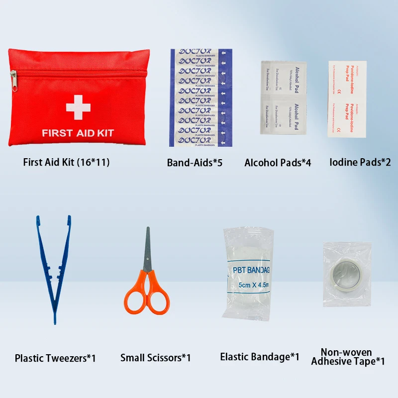 مجموعة أدوات الإسعافات الأولية للسيارة في حالات الطوارئ، مجموعة أدوات الإنقاذ المحمولة للعائلة في الهواء الطلق