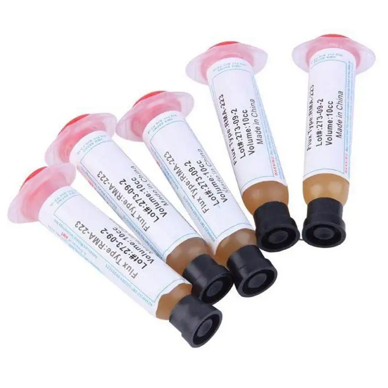 5/10PCS/SET 10 CC Soldering Paste RMA-223 No-Clean Solder Paste Welding Advanced Oil Flux Grease Repair Solde Tools