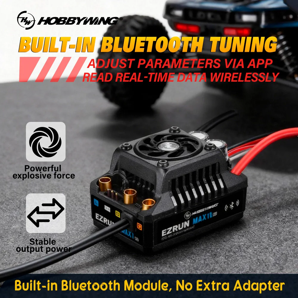 HOBBYWING EzRun MAX10 G2S 80A 140A Sensored Brushless ESC For 1/10 RC Vehicles