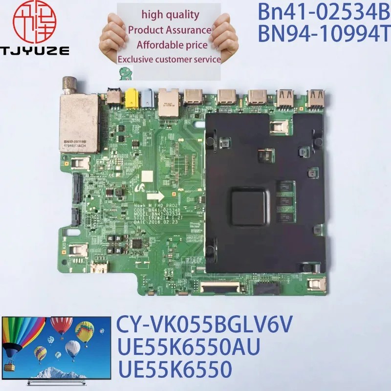 

BN41-02534B BN94-10994T CY-VK055BGLV6V 55 Inch TV Motherboard Working Properly for UE55K6550AU UE55K6550 Main Board